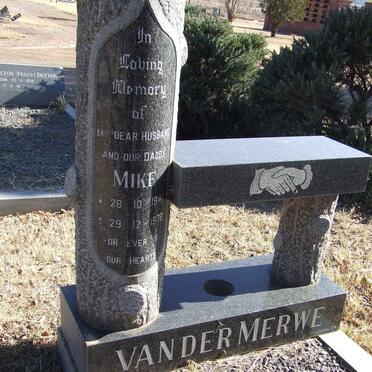 MERWE Mike, van der 1947-1978