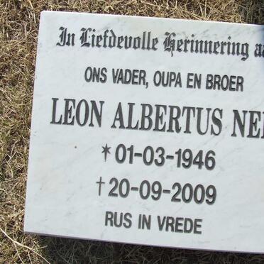NEL Leon Albertus 1946-2009