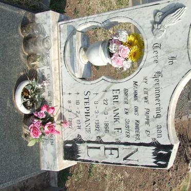 NEL Erlank F. 1966-1992 &amp; Stepanie 1971-1992