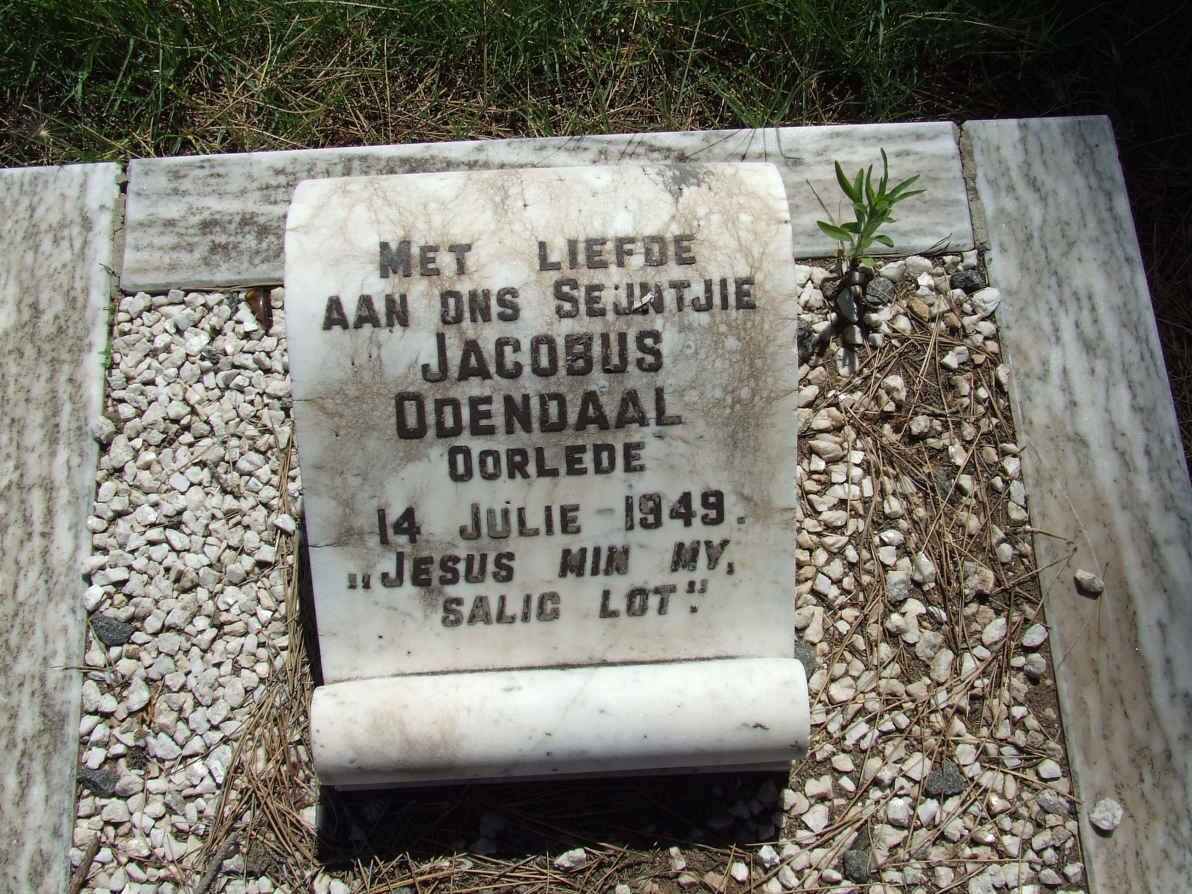 ODENDAAL Jacobus -1949