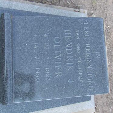 OLIVIER Hendrik J. 1923-1980