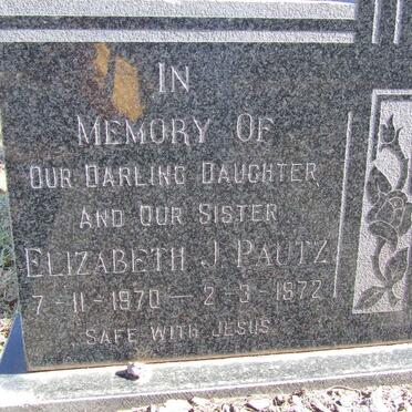 PAUTZ Elizabeth J. 1970-1972
