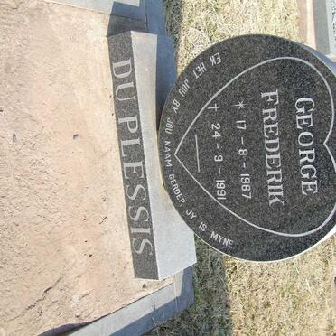 PLESSIS George Frederik, du 1967-1991