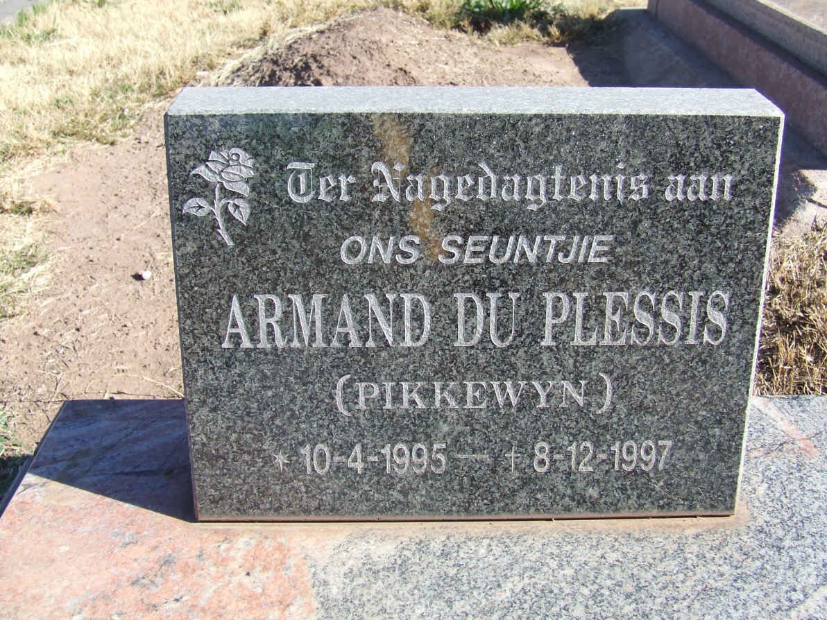 PLESSIS Armand, du 1995-1997