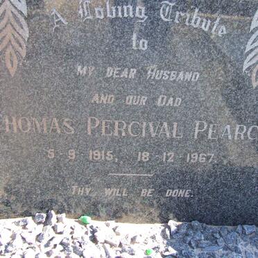 PEARCE Thomas Percival 1915-1967