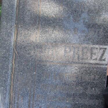 PREEZ Fanie, du 1925-1974