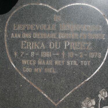 PREEZ Erika, du 1961-1979