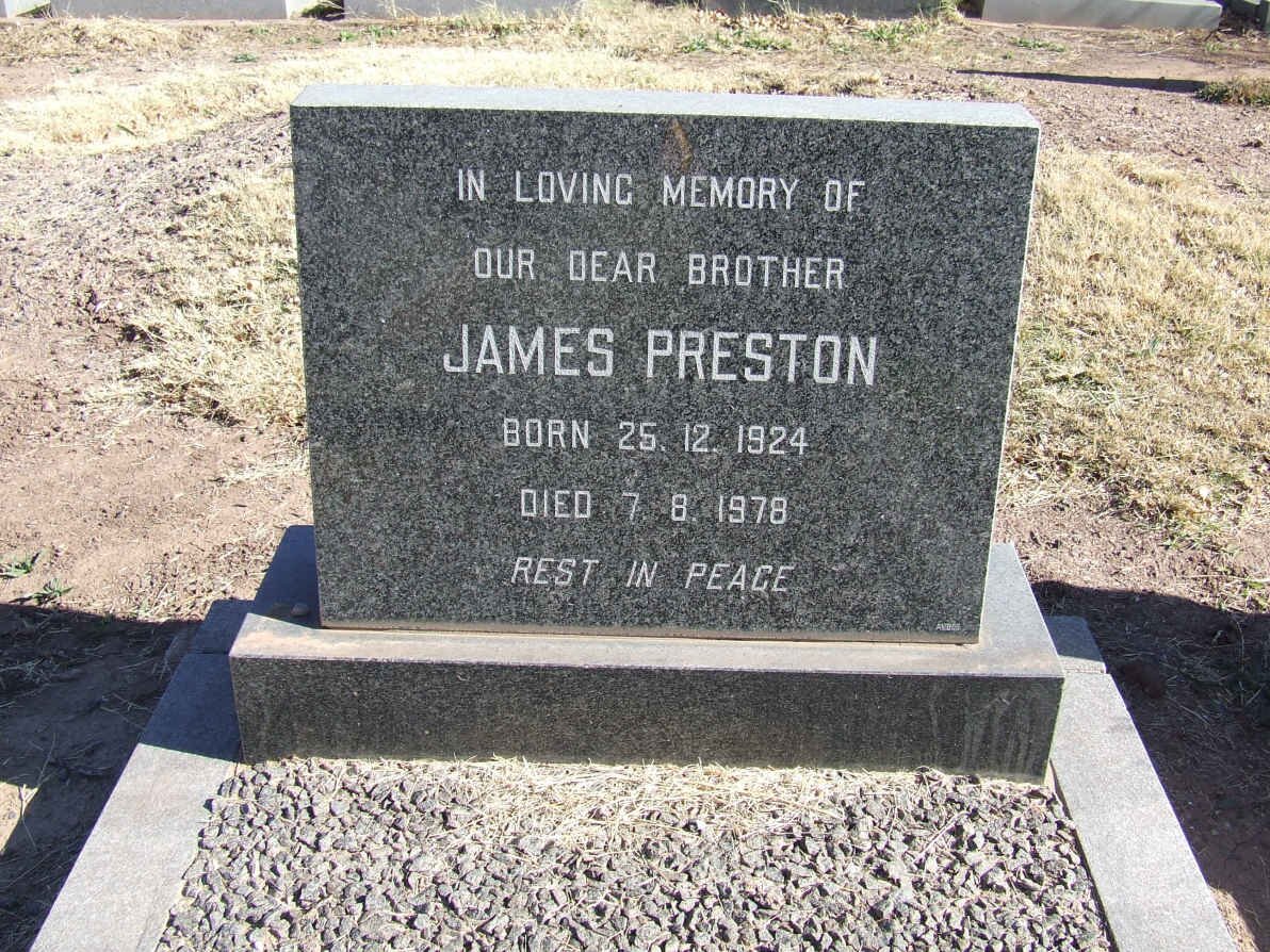 PRESTON James 1924-1978