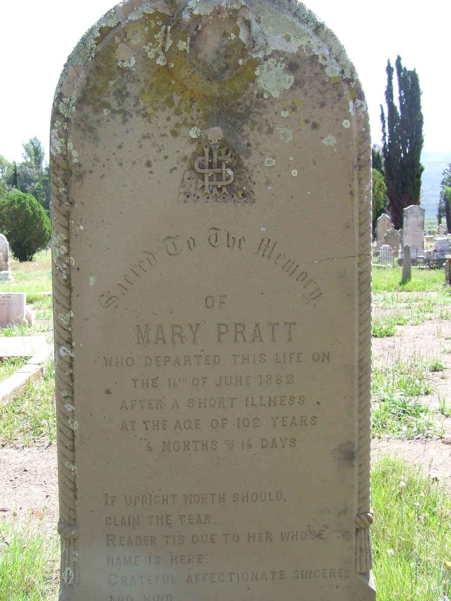 PRATT Mary -1882