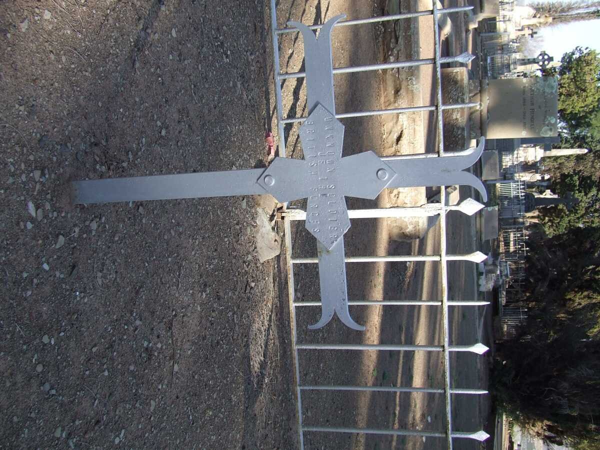 Unknown soldier of the British Forces 06