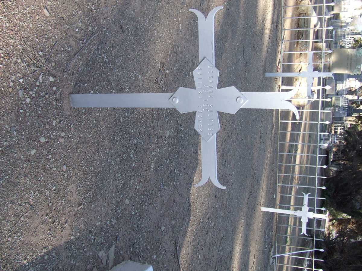 Unknown soldier of the British Forces 11