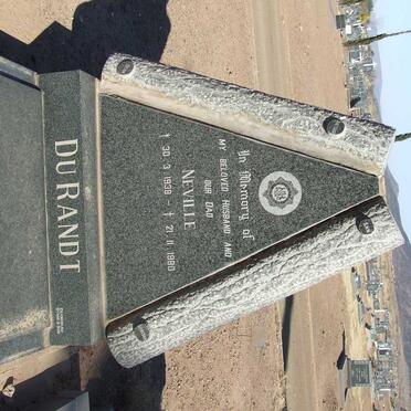 RANDT Neville, du 1938-1980