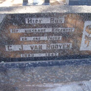ROOYEN C.J., van 1893-1942