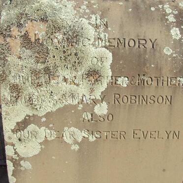 ROBINSON Thomas &amp; Mary :: ROBINSON Evelyn