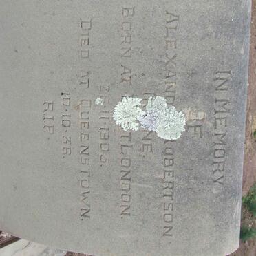 ROBERTSON Alexander 1905-1936