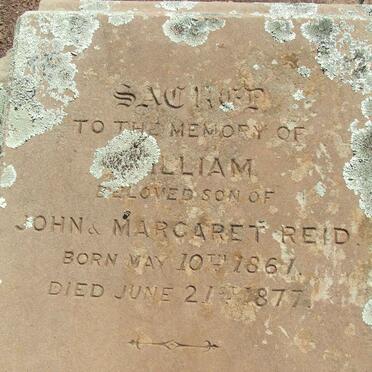 REID William 1861-1877