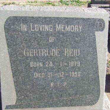 REID Gertrude 1879-1958