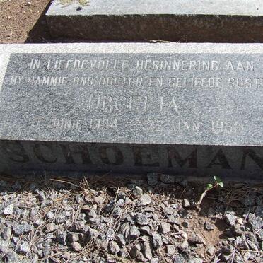 SCHOEMAN Orcelia 1934-1958