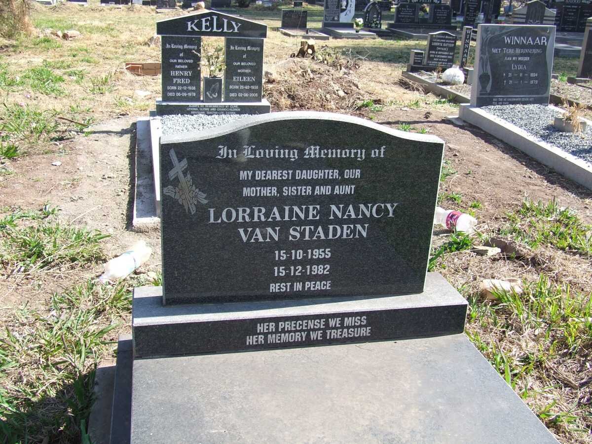 STADEN Lorraine Nancy, van 1955-1982