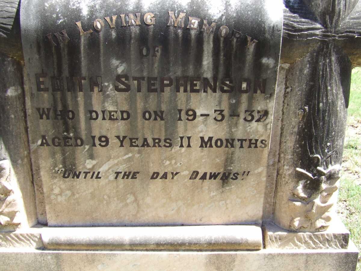 STEPHENSON Edith -1937