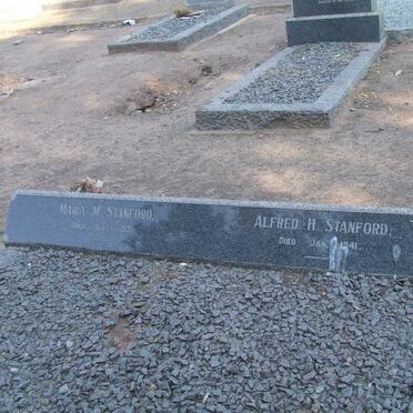 STANFORD Alfred H. -1941 &amp; Maria M. -1931