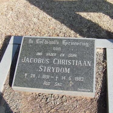 STRYDOM Jacobus Christiaan 1891-1983
