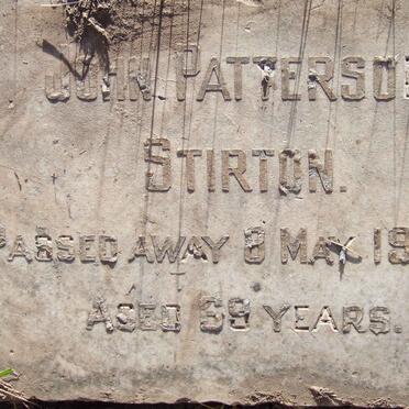 STIRTON John Patterson -1934