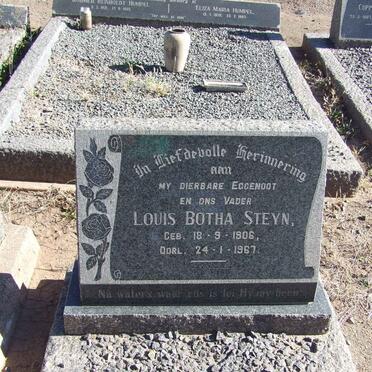 STEYN Louis Botha 1906-1967