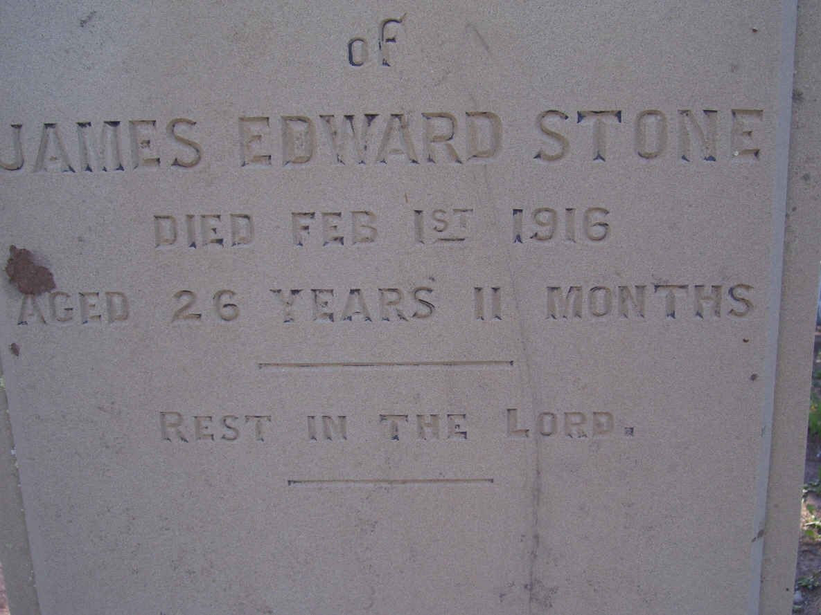 STONE James Edward -1916