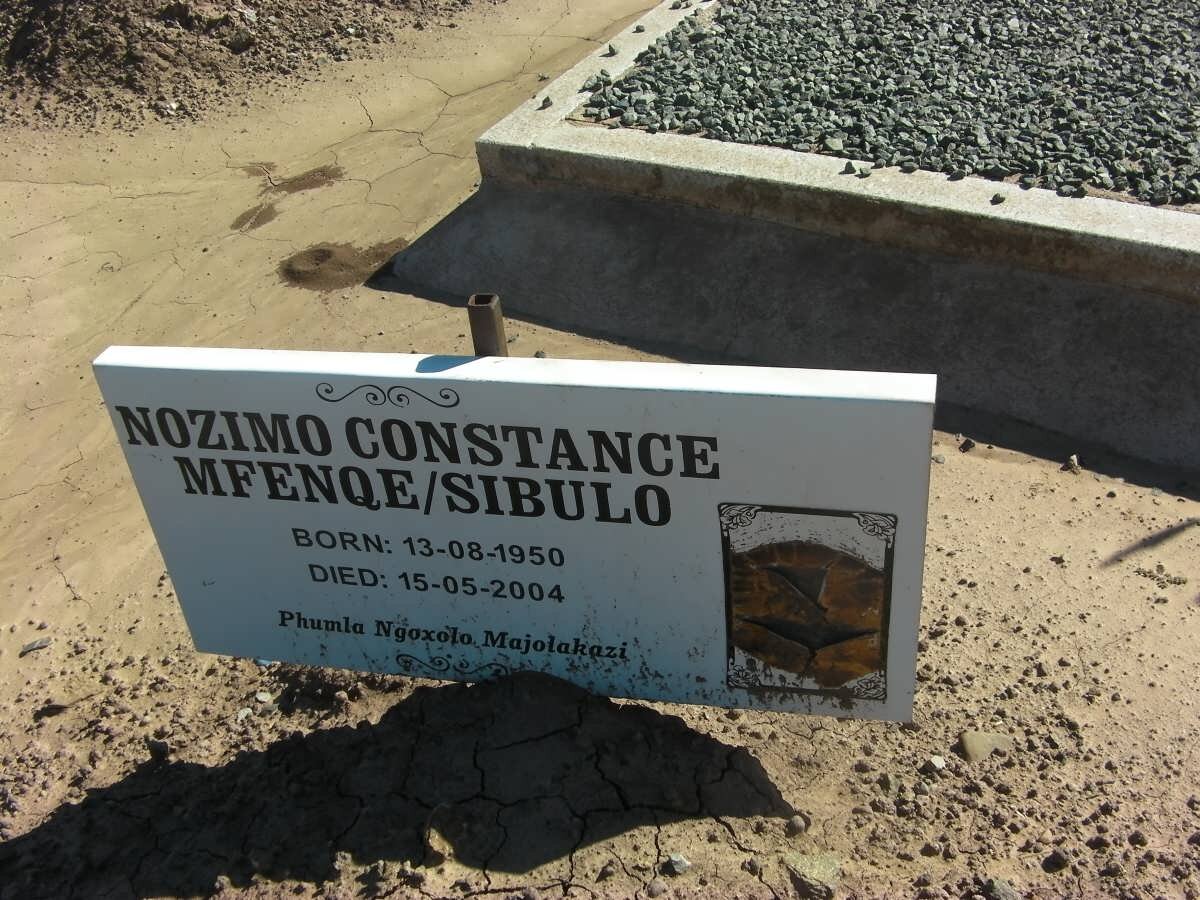 SIBULO Nozimo Contance, Mfenqe 1950-2004