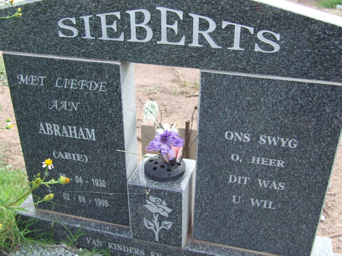 SIEBERTS Abraham 1930-1999