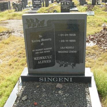 SINGENI Mzimkulu Alfred 1958-1998