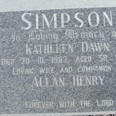 SIMPSON Kathleen Dawn -1983