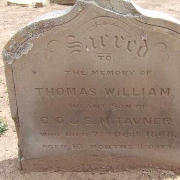TAVNER Thomas William -1868