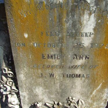 THOMAS James William -1953 &amp; Emily Ann -1924