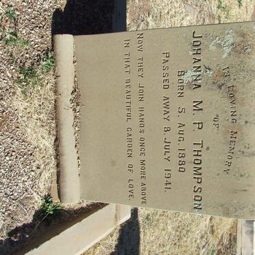 THOMPSON Johanna M.P. 1880-1941