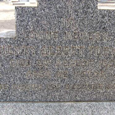 TURVEY Henry Albert  -1890