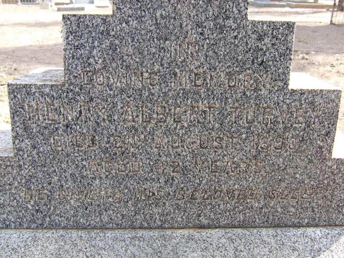 TURVEY Henry Albert  -1890