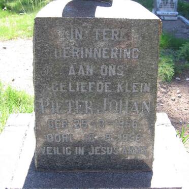 VUUREN Pieter Johan, van 1956-1956