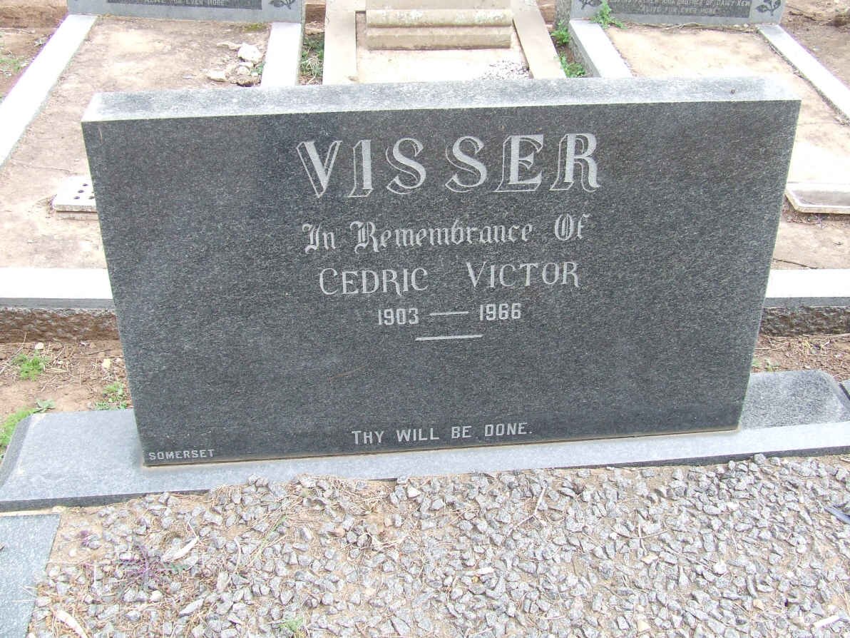 VISSER Cedric Victor 1903-1966