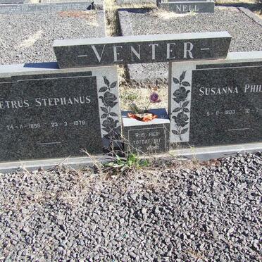 VENTER Petrus Stephanus 1896-1979 &amp; Susanna Philipina 1903-1976