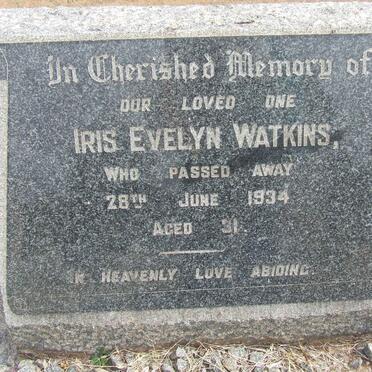 WATKINS Iris Evelyn -1934
