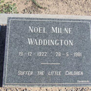 WADDINGTON Noel Milne 1922-1981