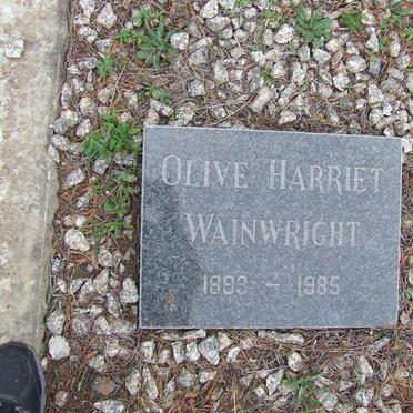 WAINWRIGHT Olive Harriet 1893-1985