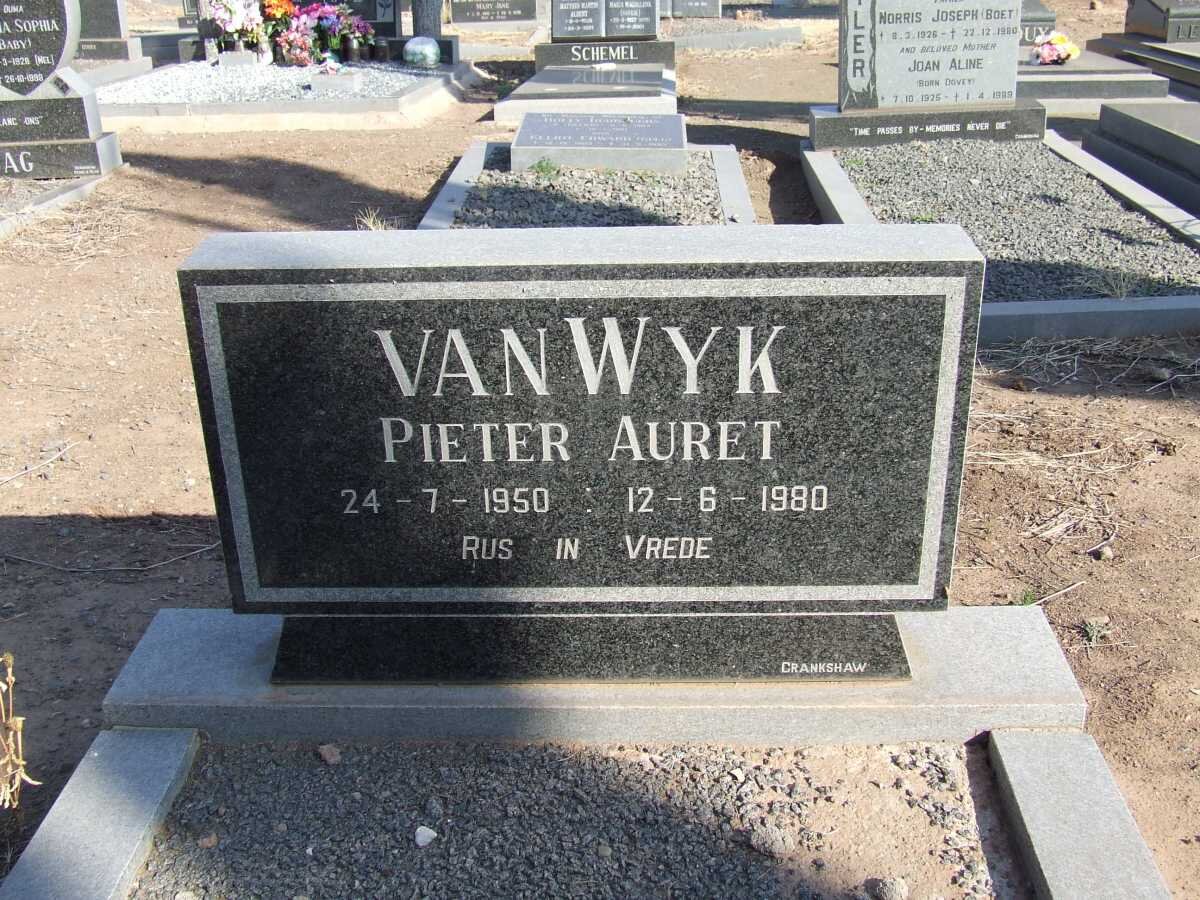 WYK Pieter Auret, van 1950-1980