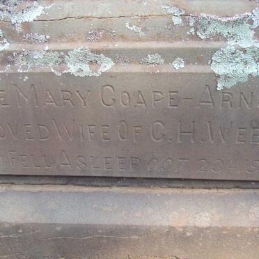 WEBB Alice Mary nee GOAPE-ARNOLD -1918