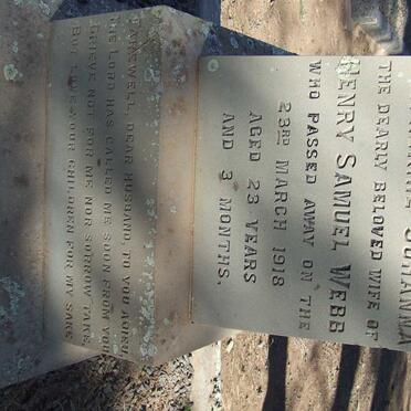 WEBB Catherine Johanna -1918