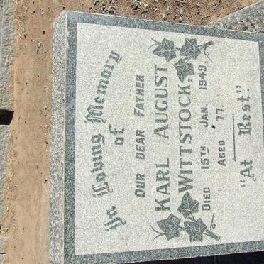 WITTSTOCK Karl August -1949