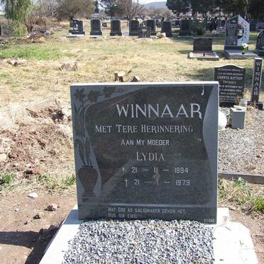 WINNAAR Lydia 1894-1979