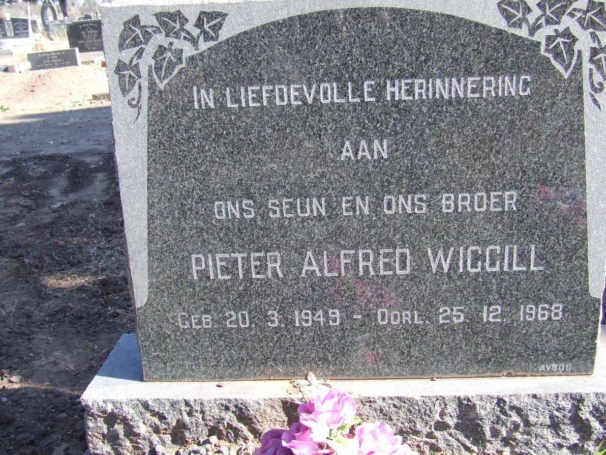 WIGGILL Pieter Alfred 1949-1968